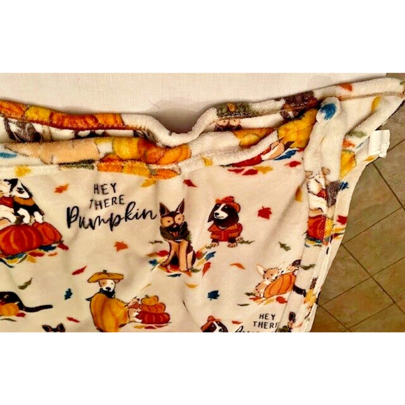 Throw Blanket 50"x 60" Fall Home Decor Soft Polyester Fiber By Celebrate - Picture 8 of 11